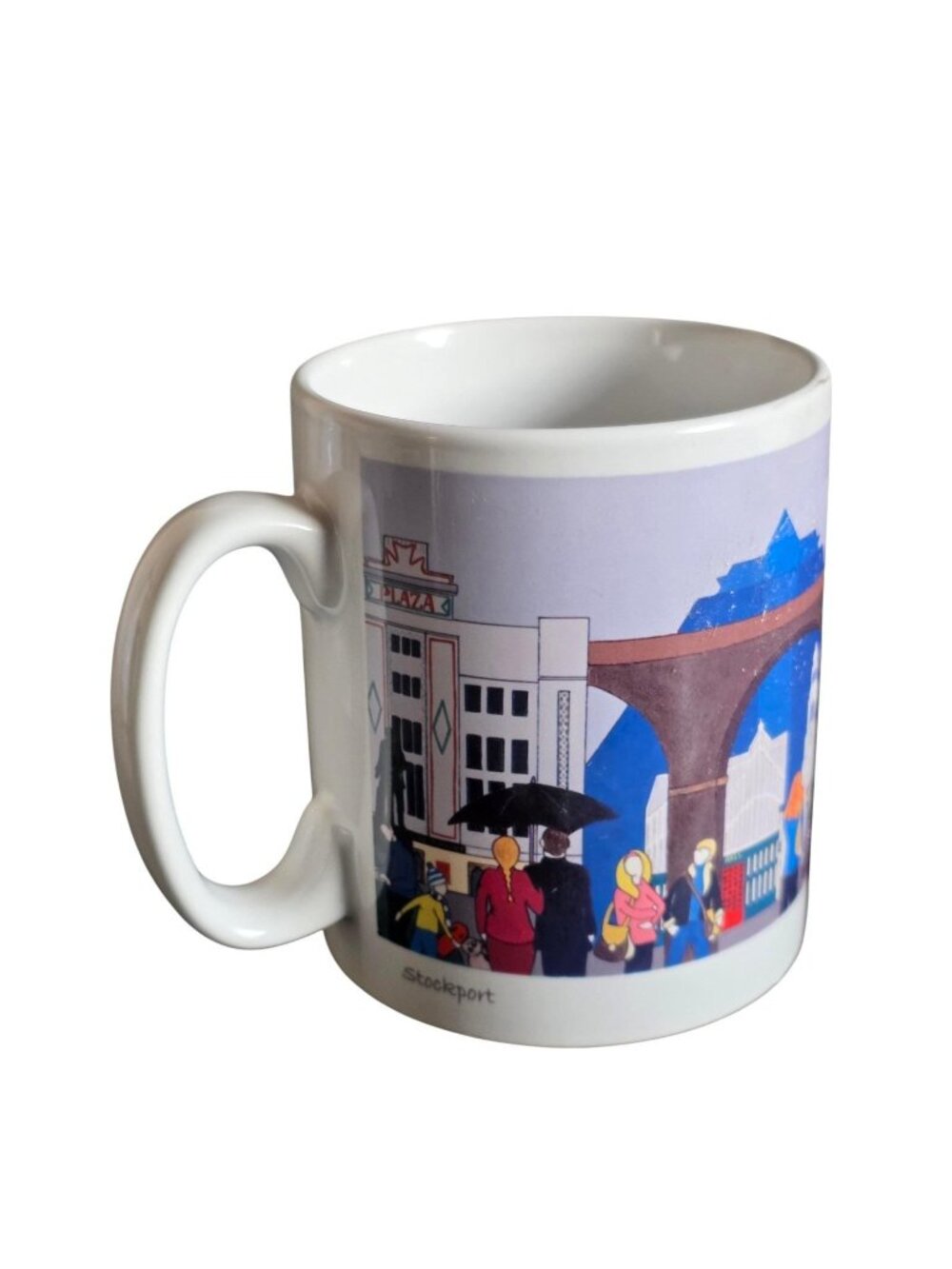 Lucy Burgess Stockport Viaduct Montage Coffee Mug 16 oz 3.75" x 3"